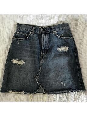 We the Free Denim Skirt